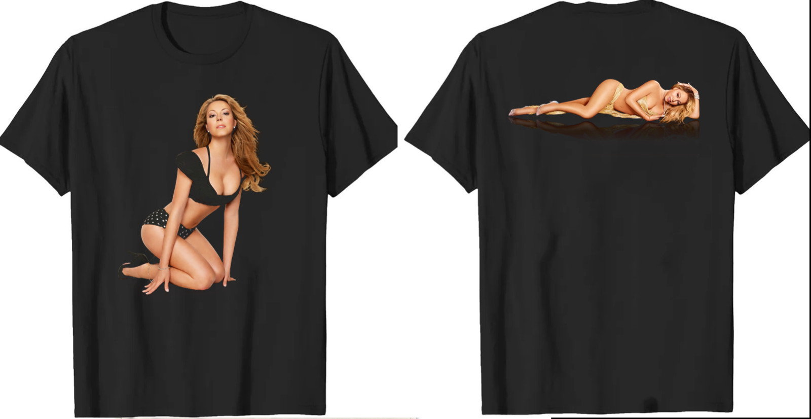 Unisex Shirt All Size Mariah Carey 2-sides black color II292 gallery