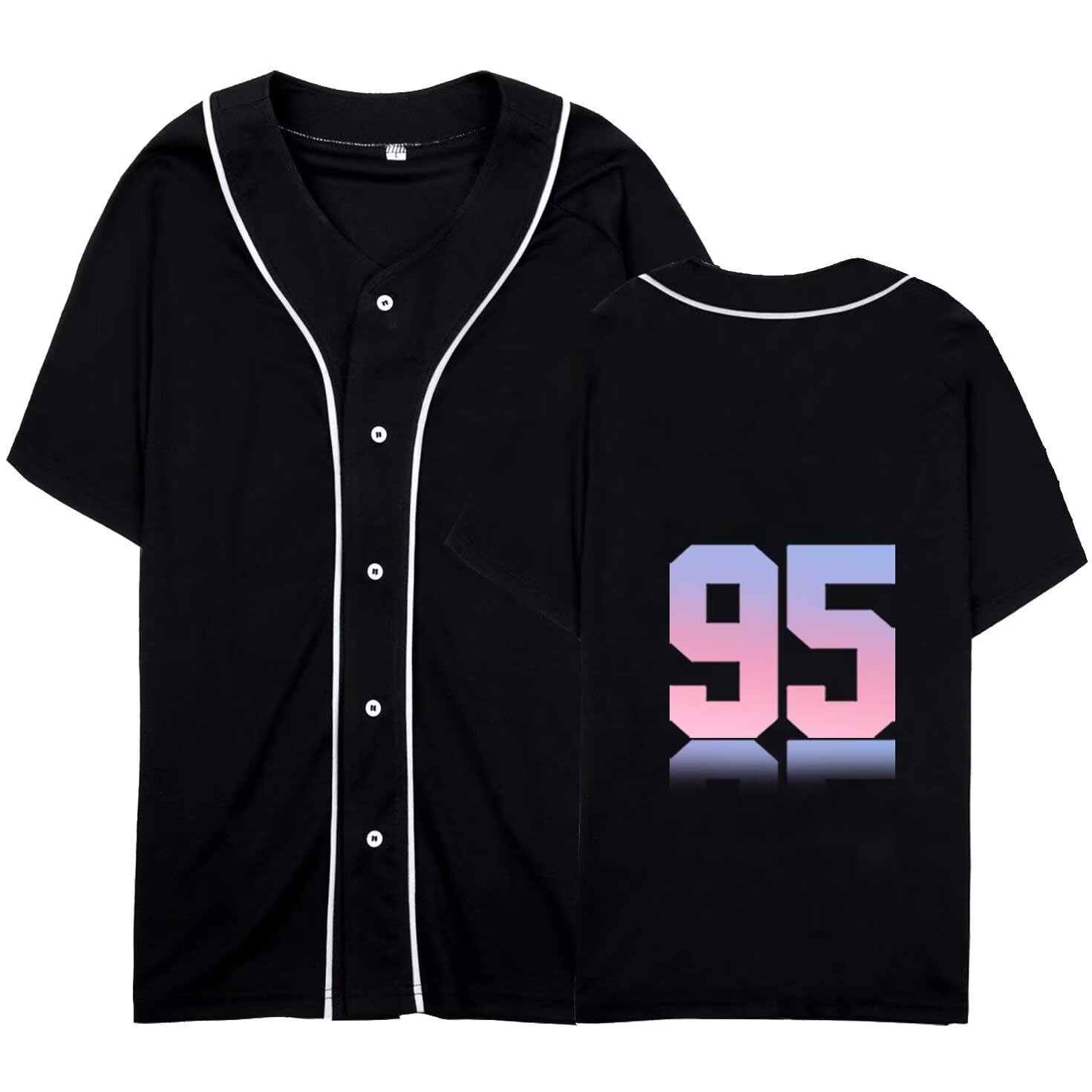 Dolpind Men's Blank Baseball Baseball Jersey Shirt Graphic Tees Softball T-Shirt gallery