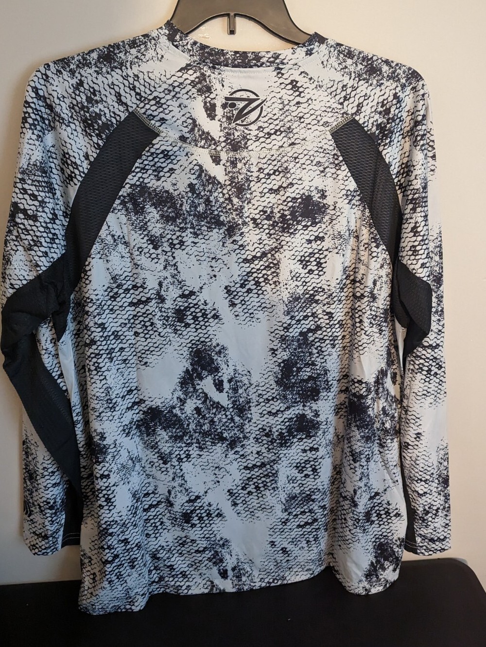 Gillz Men's LS UV Tournament Series V2 Gray Grunge Print L/S Fishing Shirt Sz XL gallery