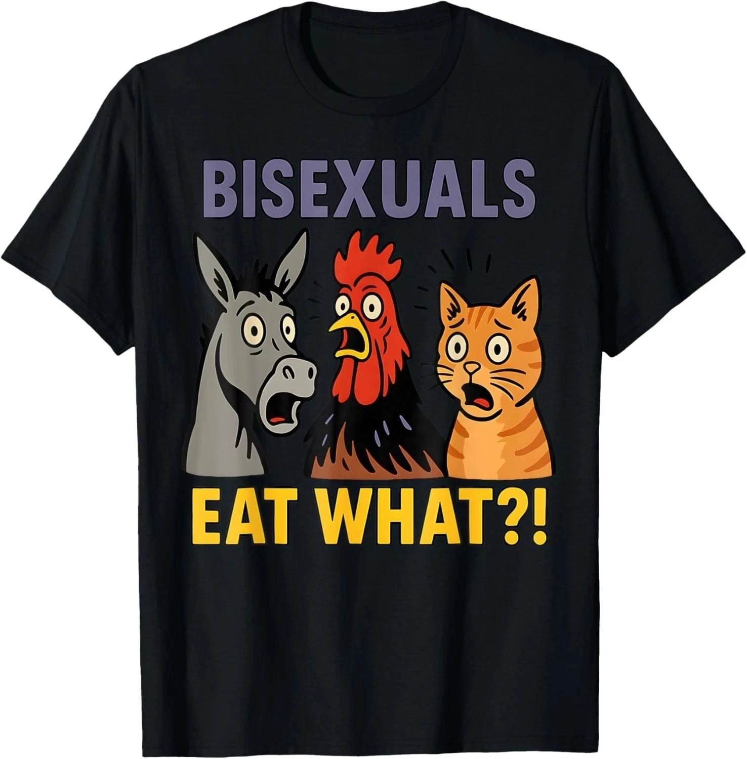 Bisexuals Funny Eat What Animals Gay Pride LGBTQ T-Shirt gallery
