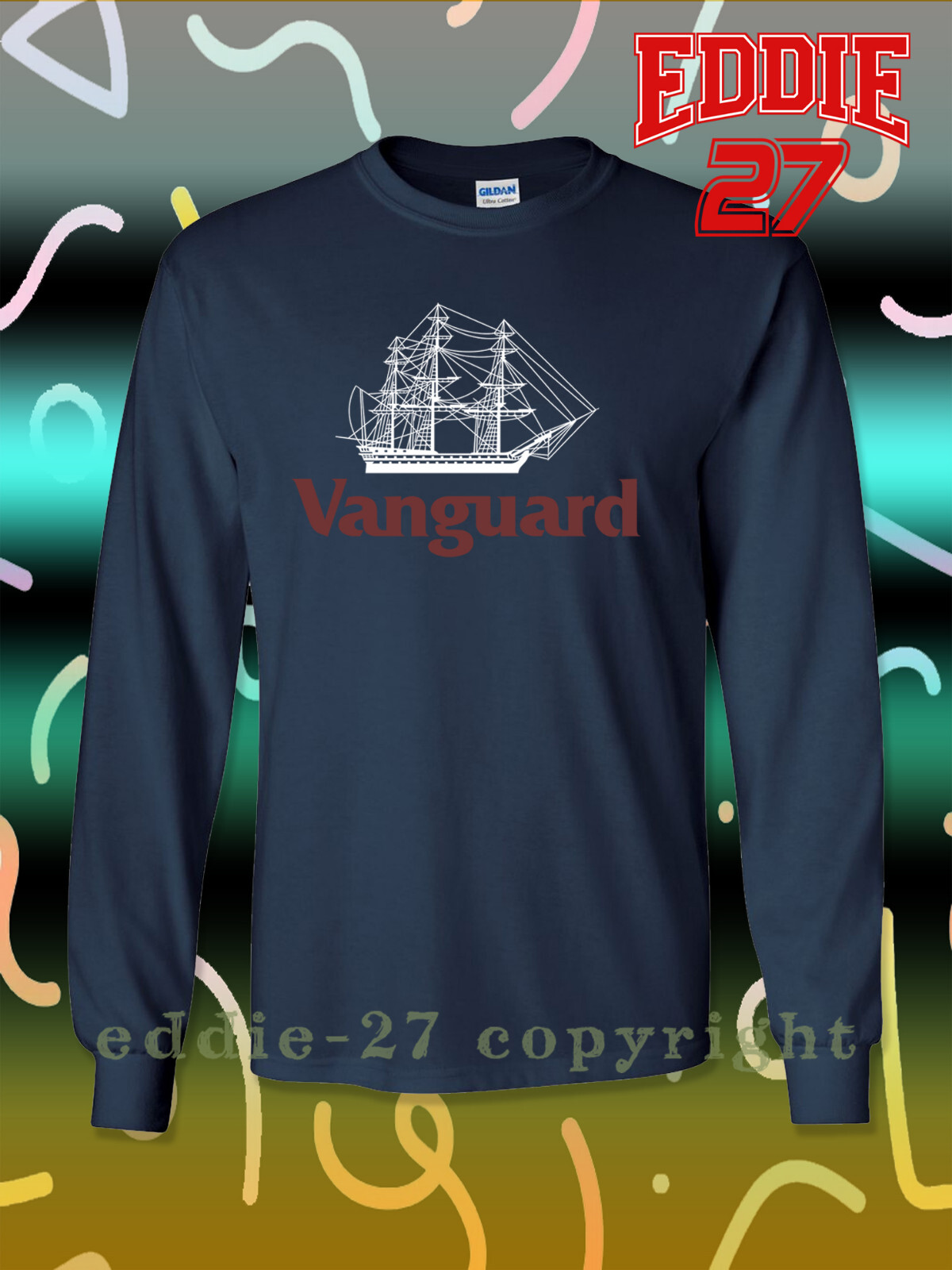 New Tee Shirt Vanguard Group Logo Men's Long Sleeve T-Shirt American T-Shirt gallery