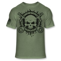 Security Skull T-Shirt – Security Guard Crossbones Security Officer Shirt – A402