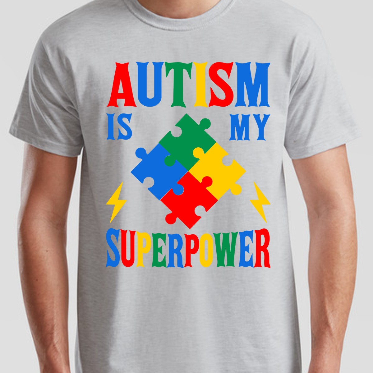 Autism Is My Superpower Autistic Unisex Tshirt Neurodiversity Awareness Gift Tee gallery