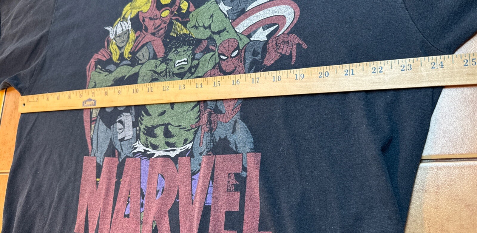 Marvel Avengers Shirt Mens Sz XL Black Fruit Of The Loom Vintage Y2K Graphic gallery