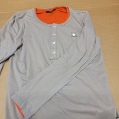 $800+ Gucci Double-Layer Long-Sleeve Men’s Star T-Shirt Made in Italy New PICS!