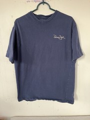 Panama Jack Logo Parrot-dise Navy T-Shirt L 100% Cotton Well Broken In