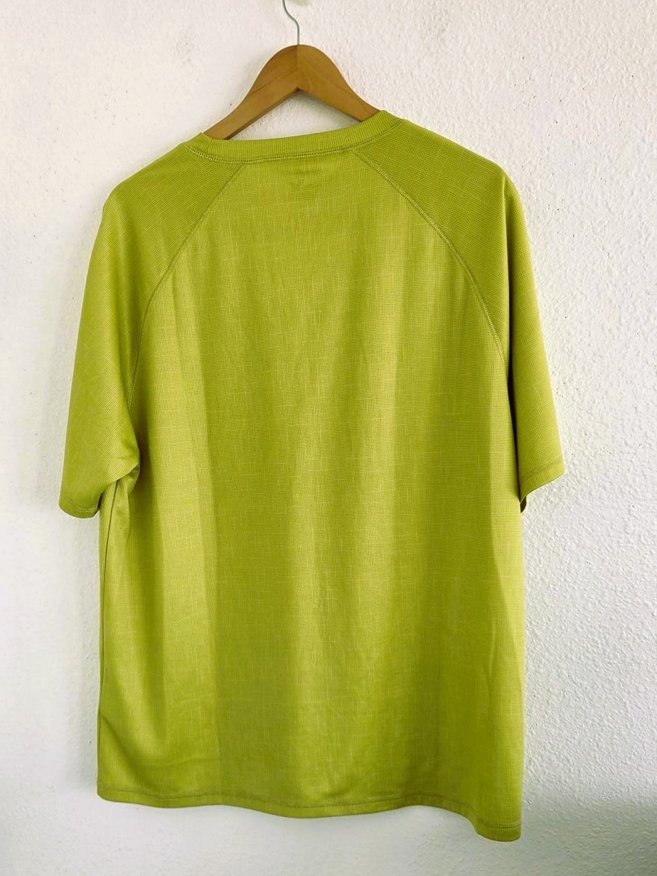ZeroXposur Men's Lime Green Poly UPF 50+ Short Sleeve Round Neck T-Shirt Size XL gallery