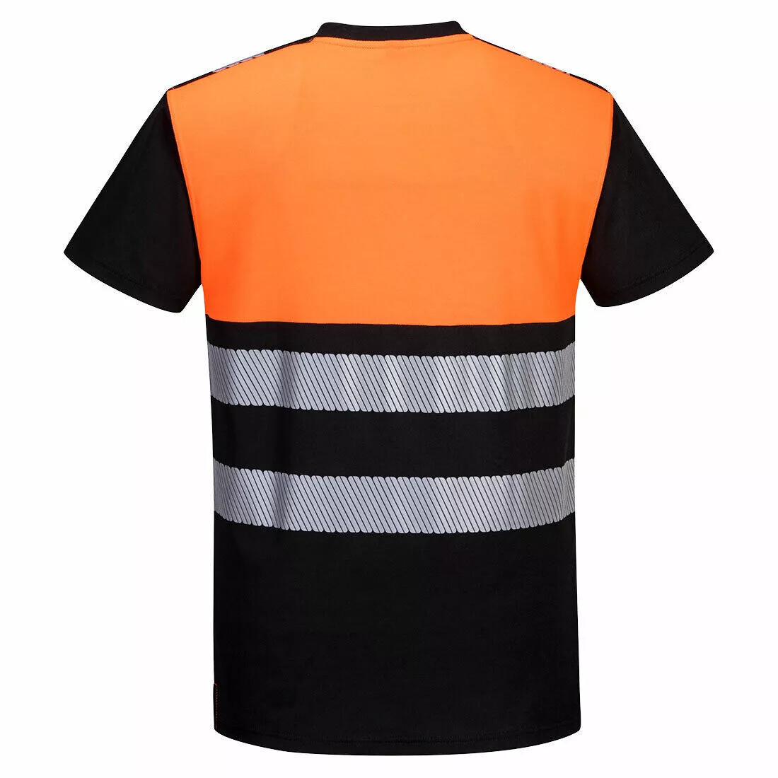 Men's Hi Vis T-Shirt High Viz Work Reflective Moisture Wicking Fluorescent Tee gallery