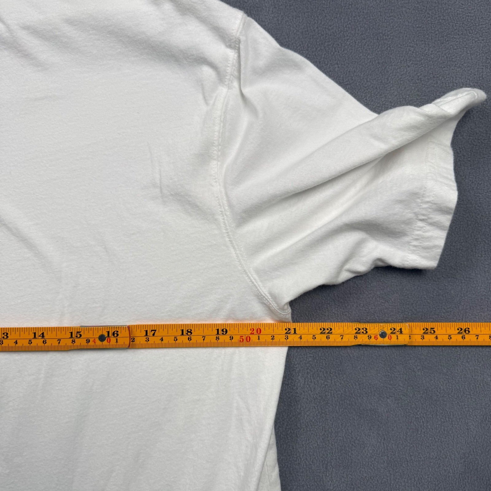 American Eagle T-Shirt Cotton Jersey Minimalist Casual White Medium Tall gallery