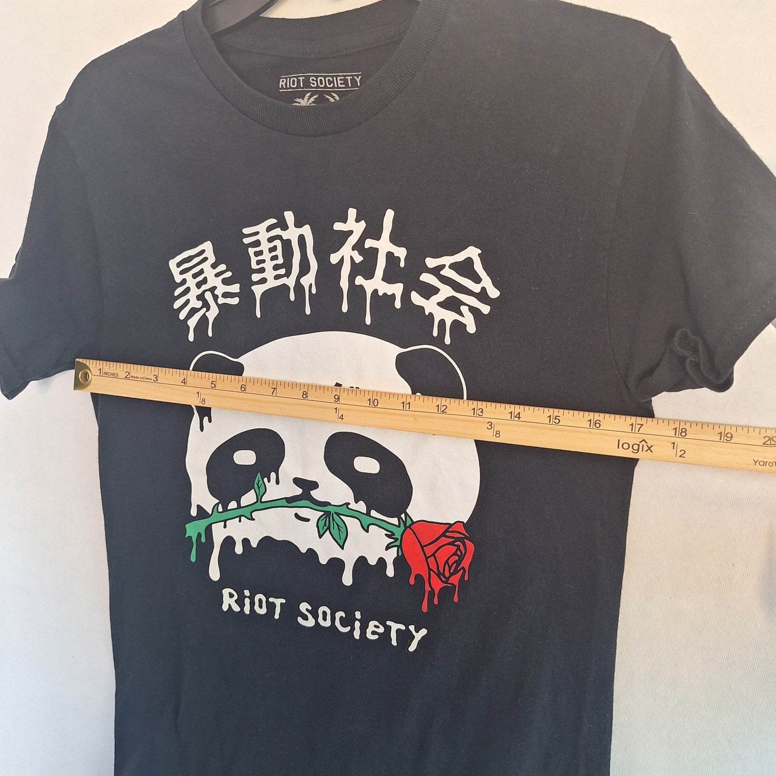 Riot Society Mens Sz S Panda Collection Shirt !00% Cotton USA Made Street Wear gallery
