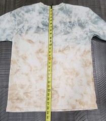 Market Santa Monica 1991 Skeleton Graphic Tie-die Short Sleeve Shirt Mens Large