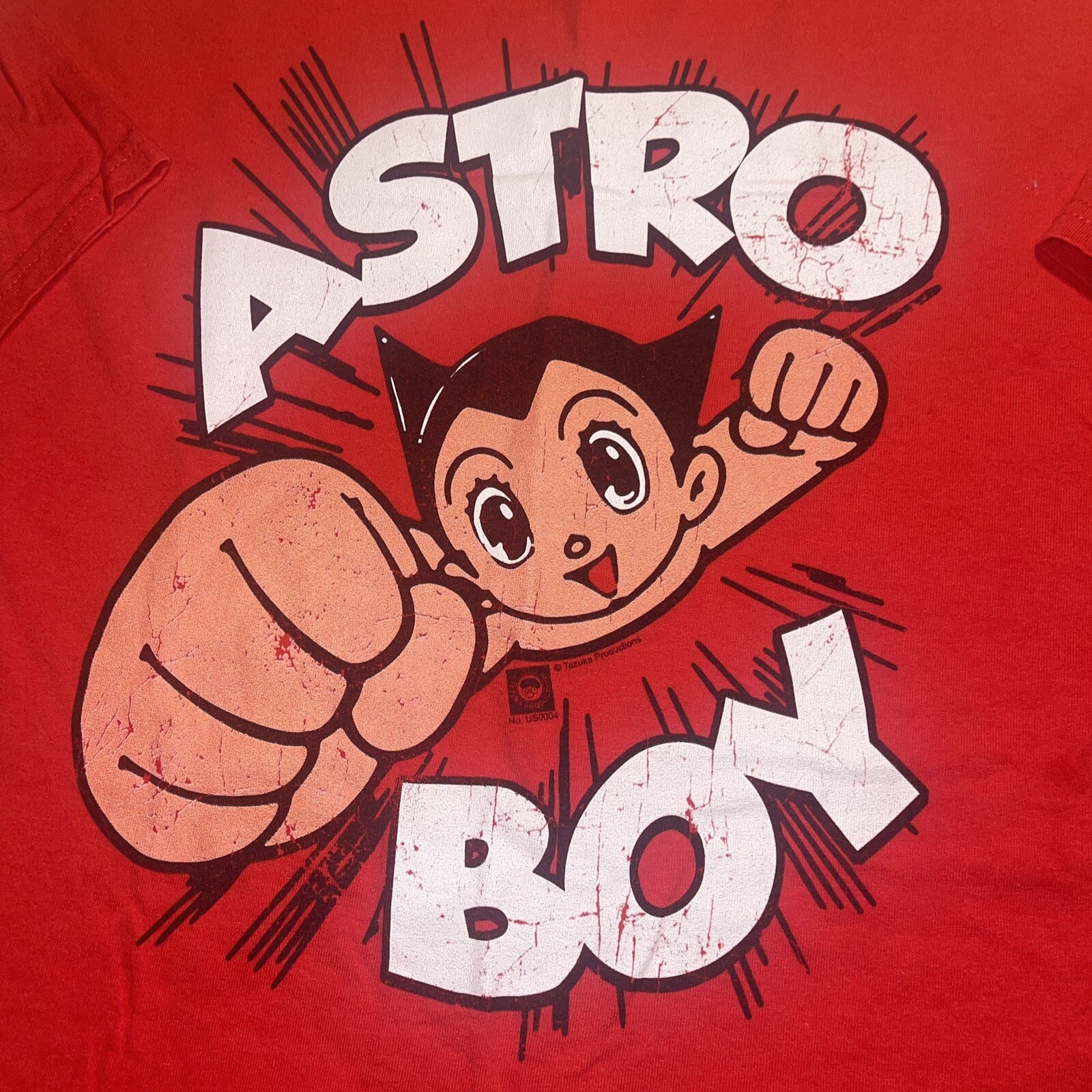 Astro Boy Graphic Tee T-shirt Size Large L Red Osamu Tezuka Productions Official gallery