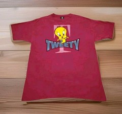 Vtg. Tweety Bird Mauve Warner Bros. Studio Store T-Shirt 1997 Size XL USA Made