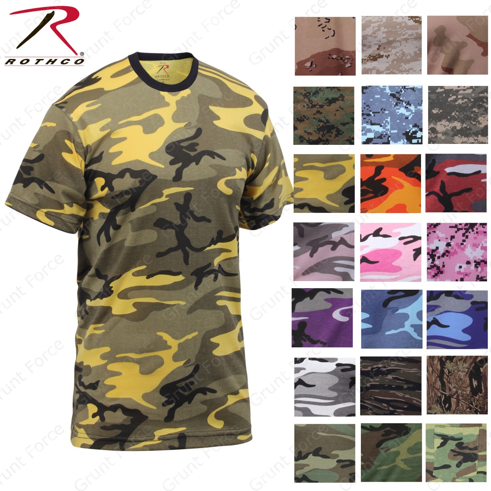 Camouflage Camo Army Military T-Shirts Tees Tee Shirts gallery