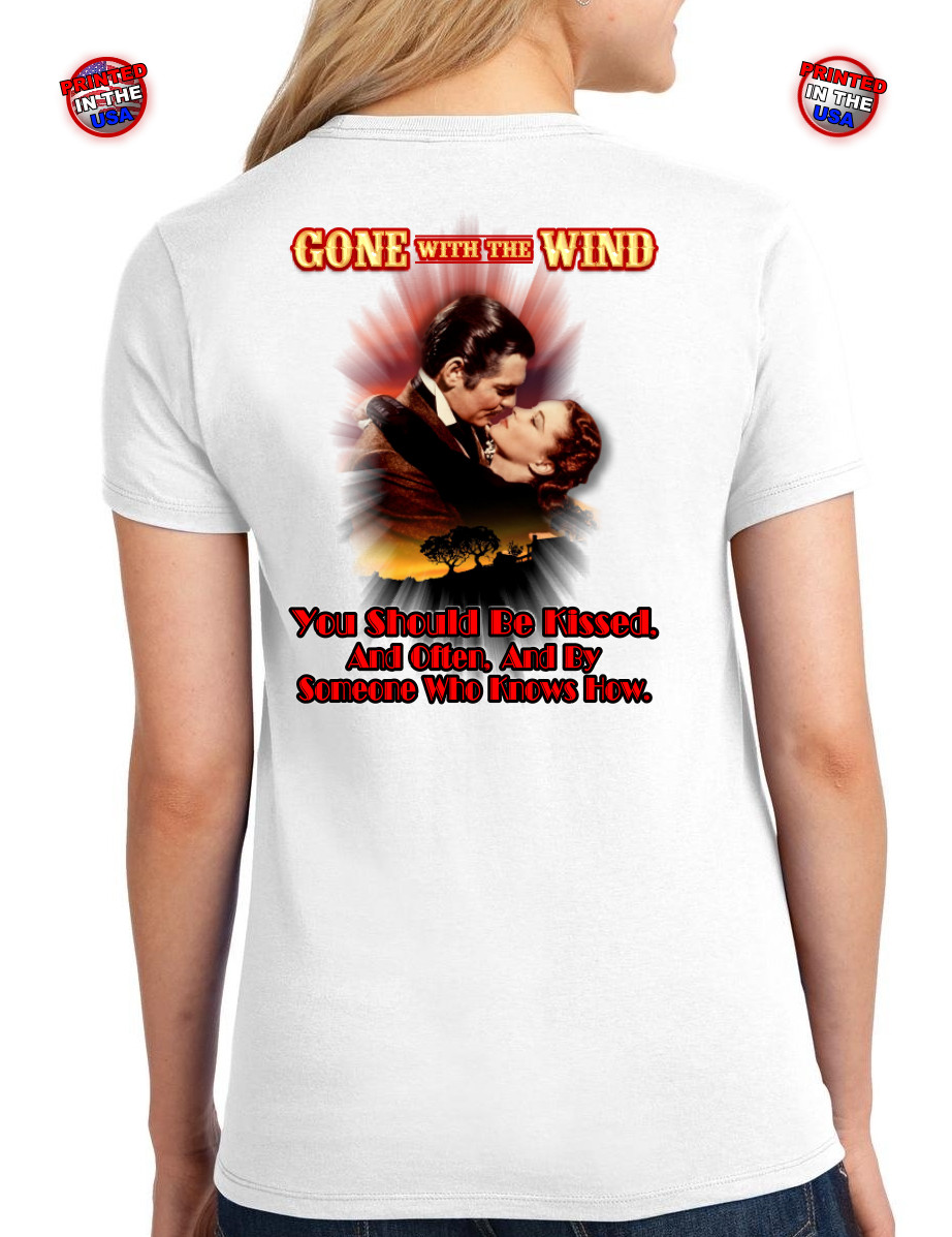 Gone With The Wind Classic Quotes Rhett Butler to Scarlett O'hara T-Shirt Sm-2XL gallery
