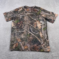 Cabelas Shirt Mens Medium Brown True Timber Camo Kanati Hunting Performance