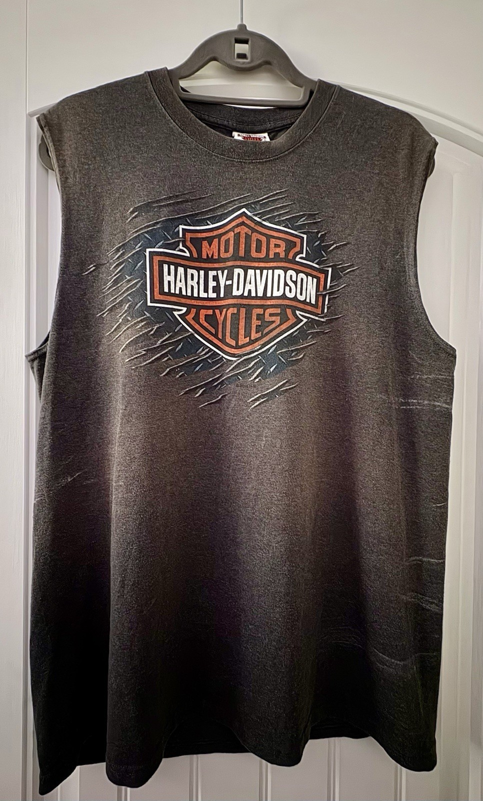 Harley Davidson Men’s Large Sleeveless Shirt Flag Birmingham Al gallery