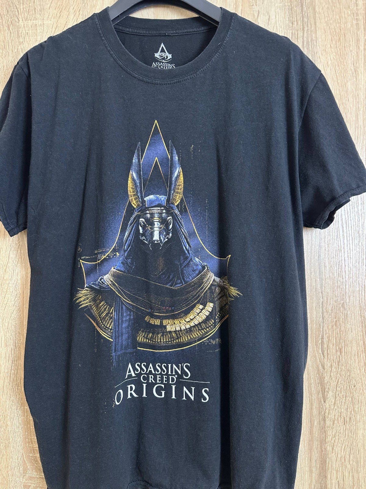 Assassins Creed Origins Game T Shirt Mens Size M Black Xbox Playstation Sega gallery