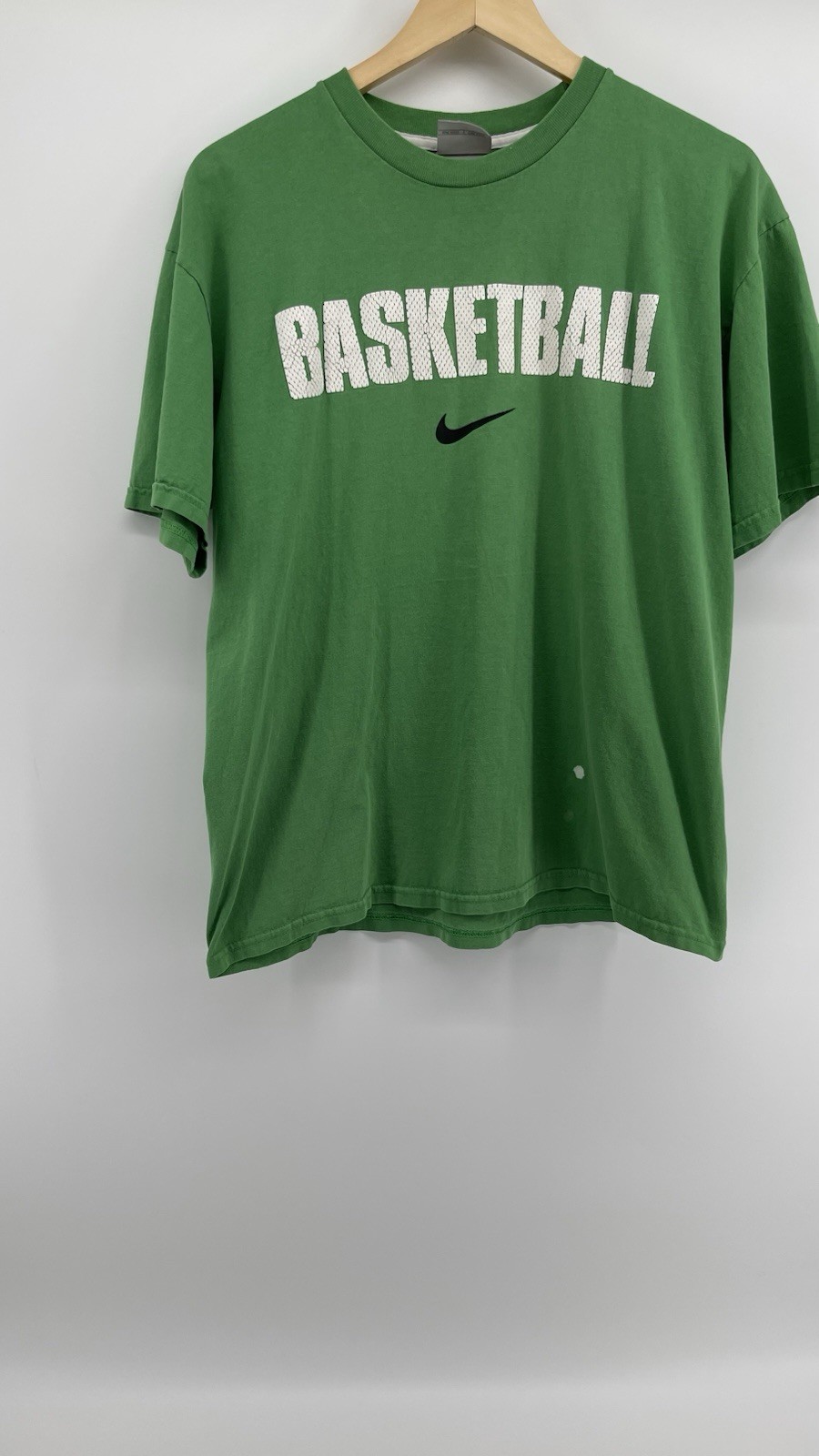 Nike Basketball Graphic T Shirt Green Short Sleeve Men’s XL Athletic Tee