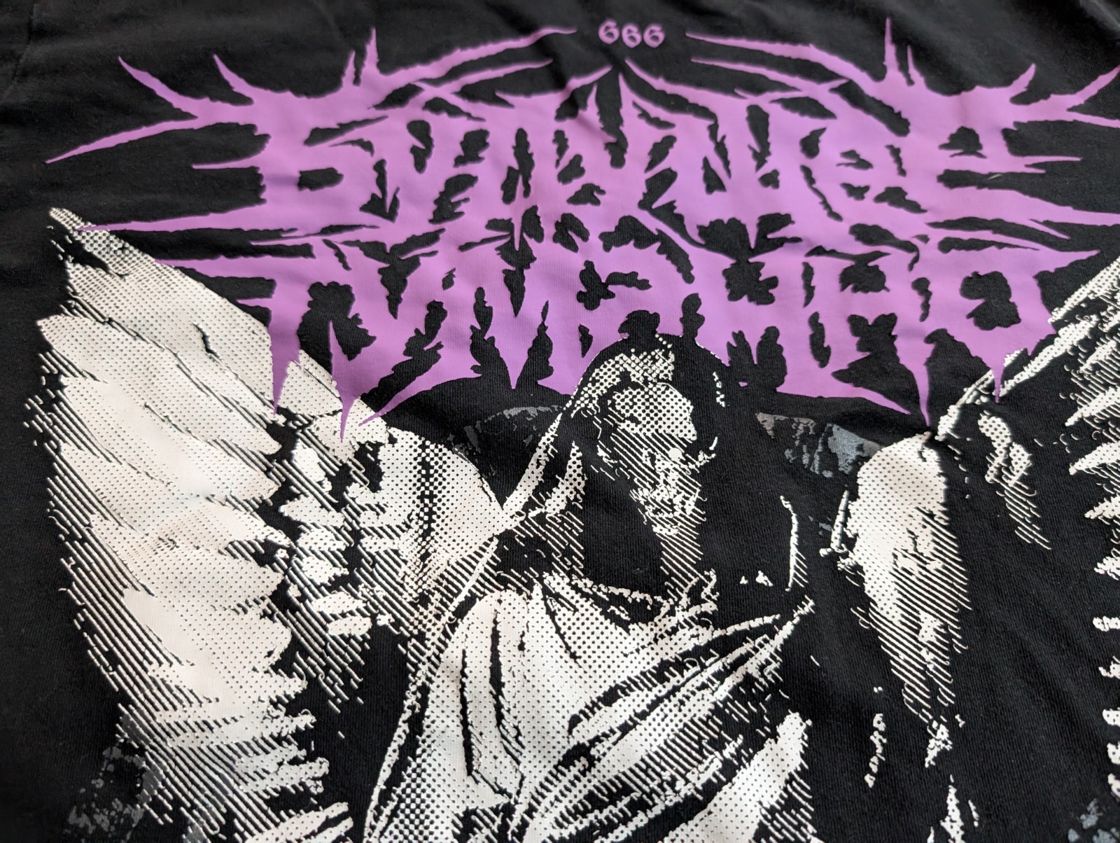 Killstar The Future is Uncertain Short Sleeve Black Graphic T-Shirt Large gallery