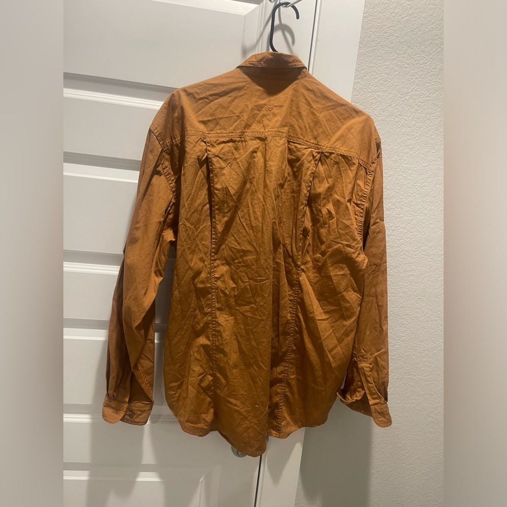 King Ranch Quilted cotton western men Shooting shirt Sz 2X gallery