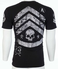 ARCHAIC by AFFLICTION Strong Crest Black White Regular Fit Men T-shirt S-3XL NWT