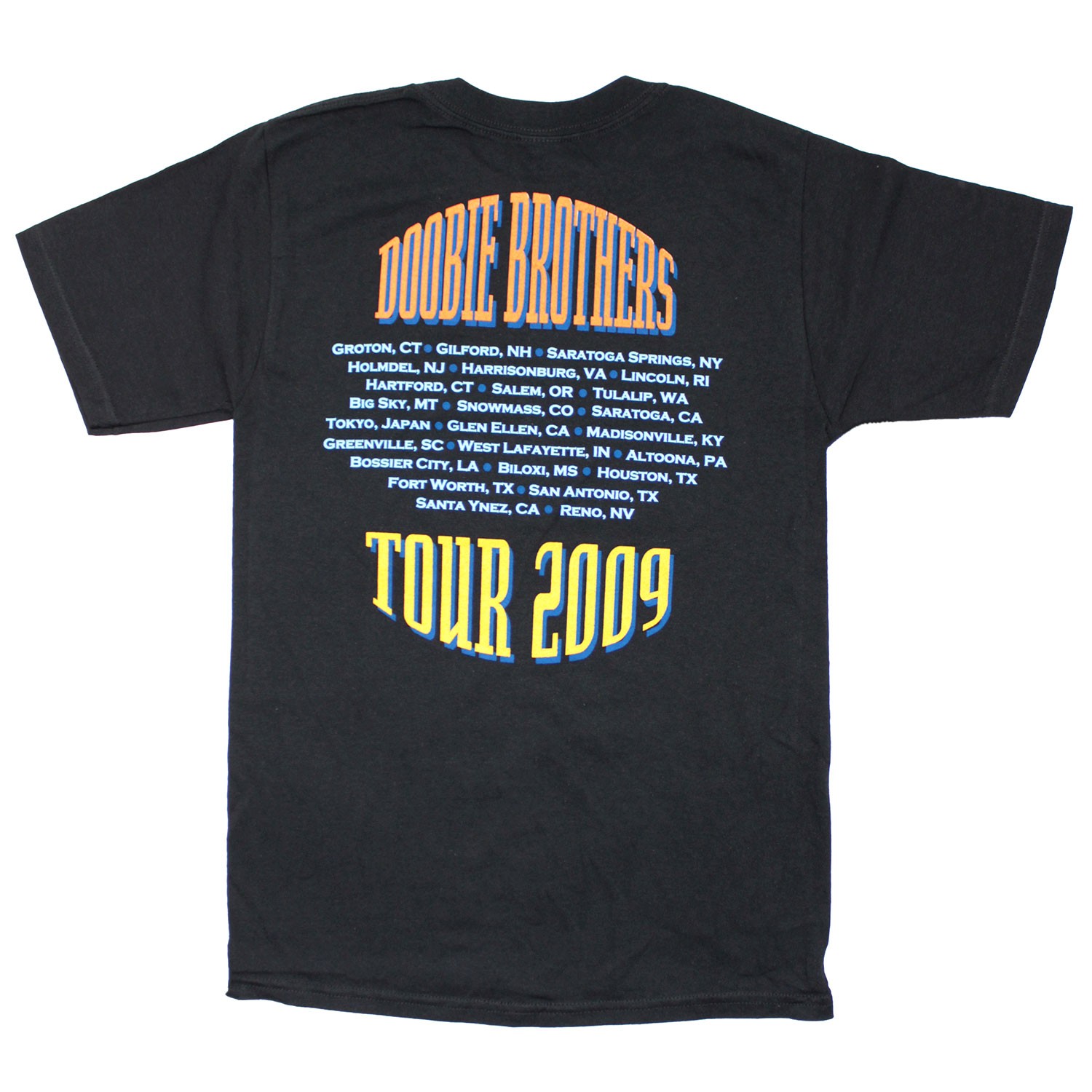Men's Doobie Brothers Wings 2009 Tour Tee T-shirt Small Black gallery