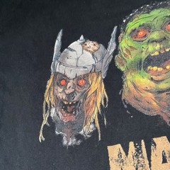 Marvel Zombies Heads – Large T-shirt Black Thor Hulk Deadpool Wolverine