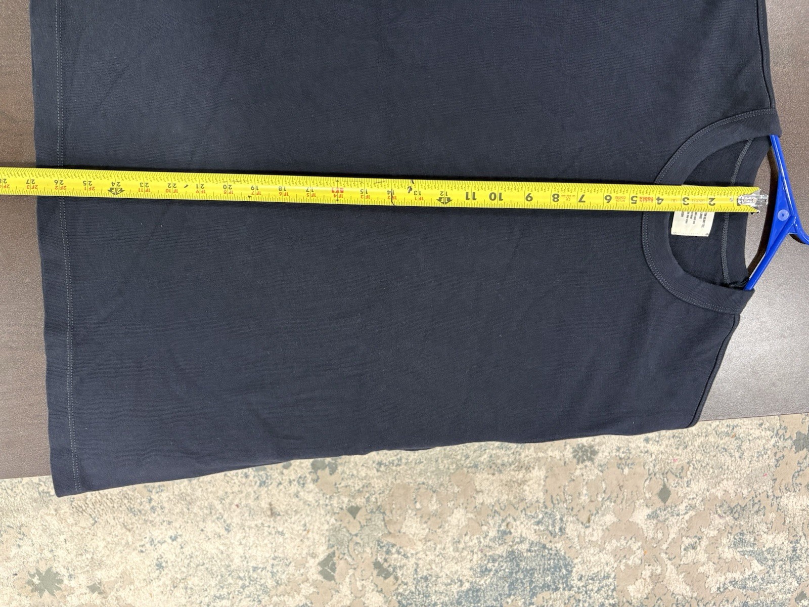 NWT Buck Mason Men’s Dress Navy Field Spec Cotton Heavy Tee XL Retail $62 gallery