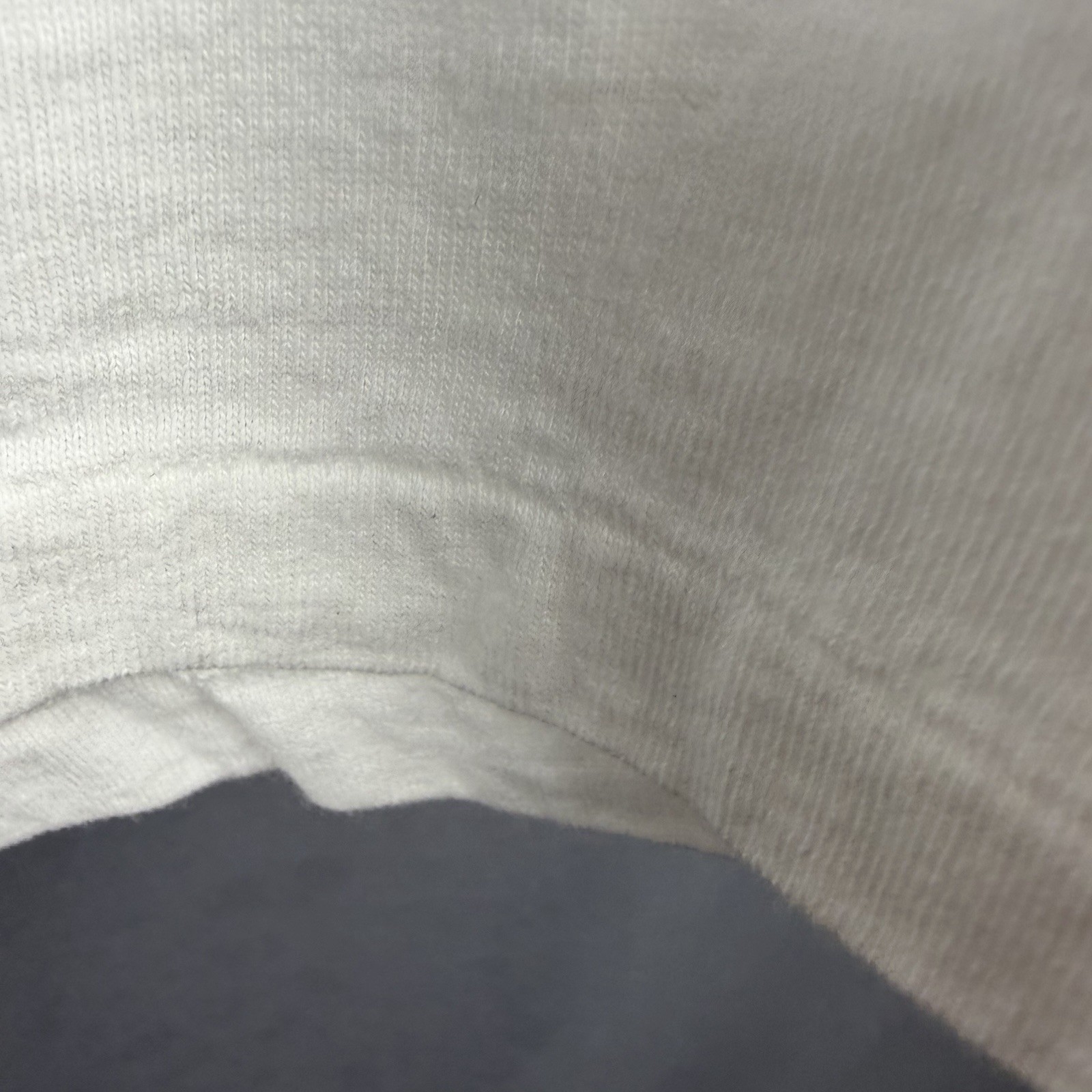 RARE Vintage Single Stitch Tultex Test Print T Shirt Large USA Made White Blue gallery