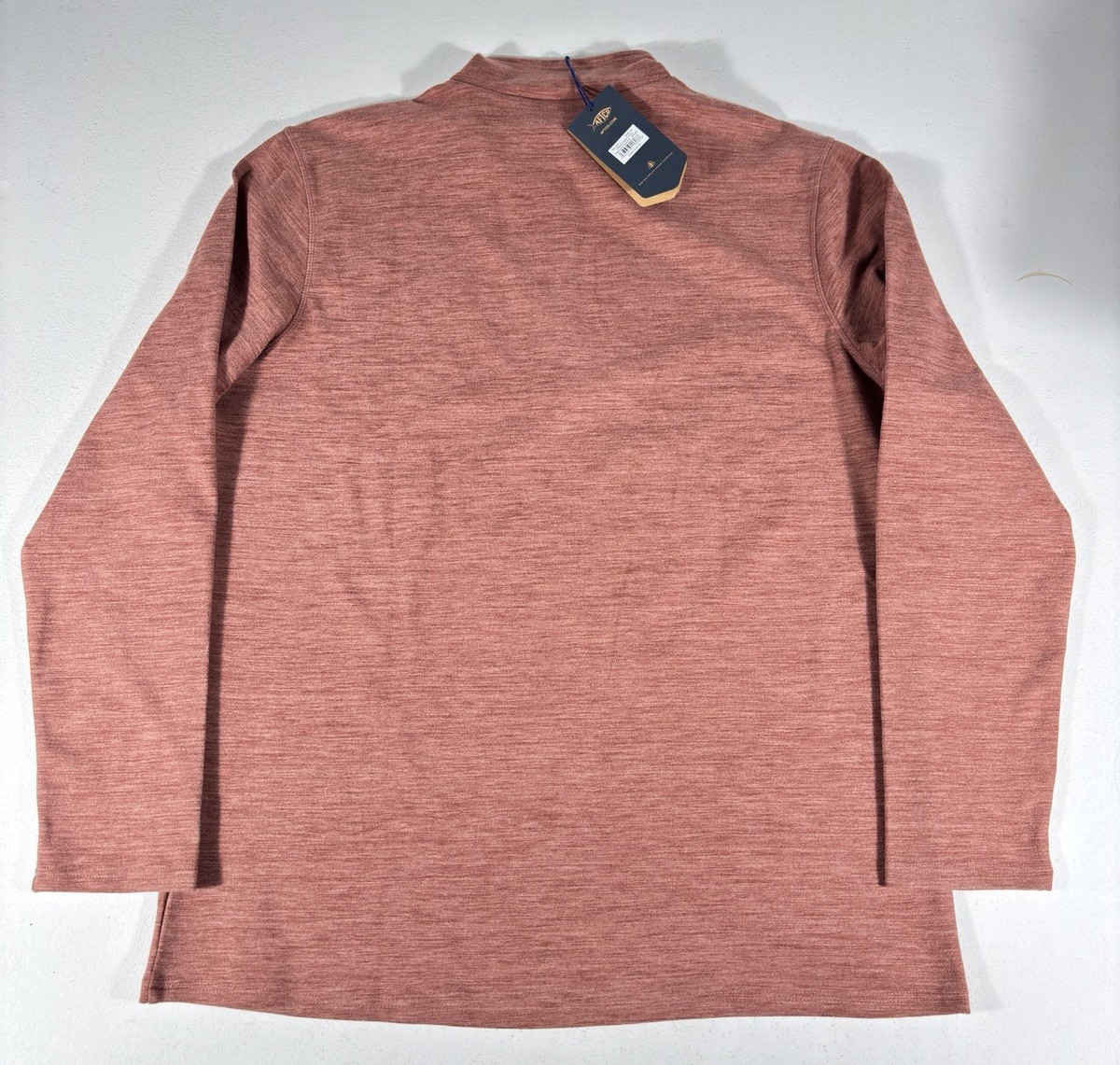 Aftco Pullover Fleece Mens XL 1/4 Zip Heather Red Long Sleeve NEW gallery