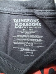 Dungeons and Dragons Honor Among Thieves Movie Unisex 3XL Black Graphic t-shirt