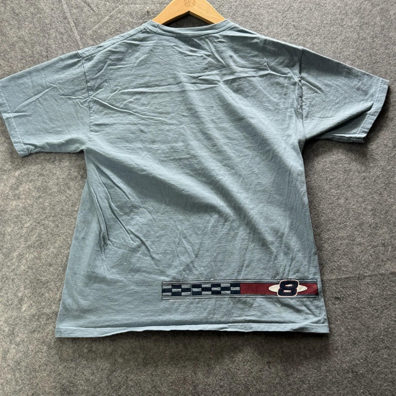Hanes Shirt Mens M Blue Las Vegas Racing Nevada 8 Graphic Tee Tagless Cotton gallery