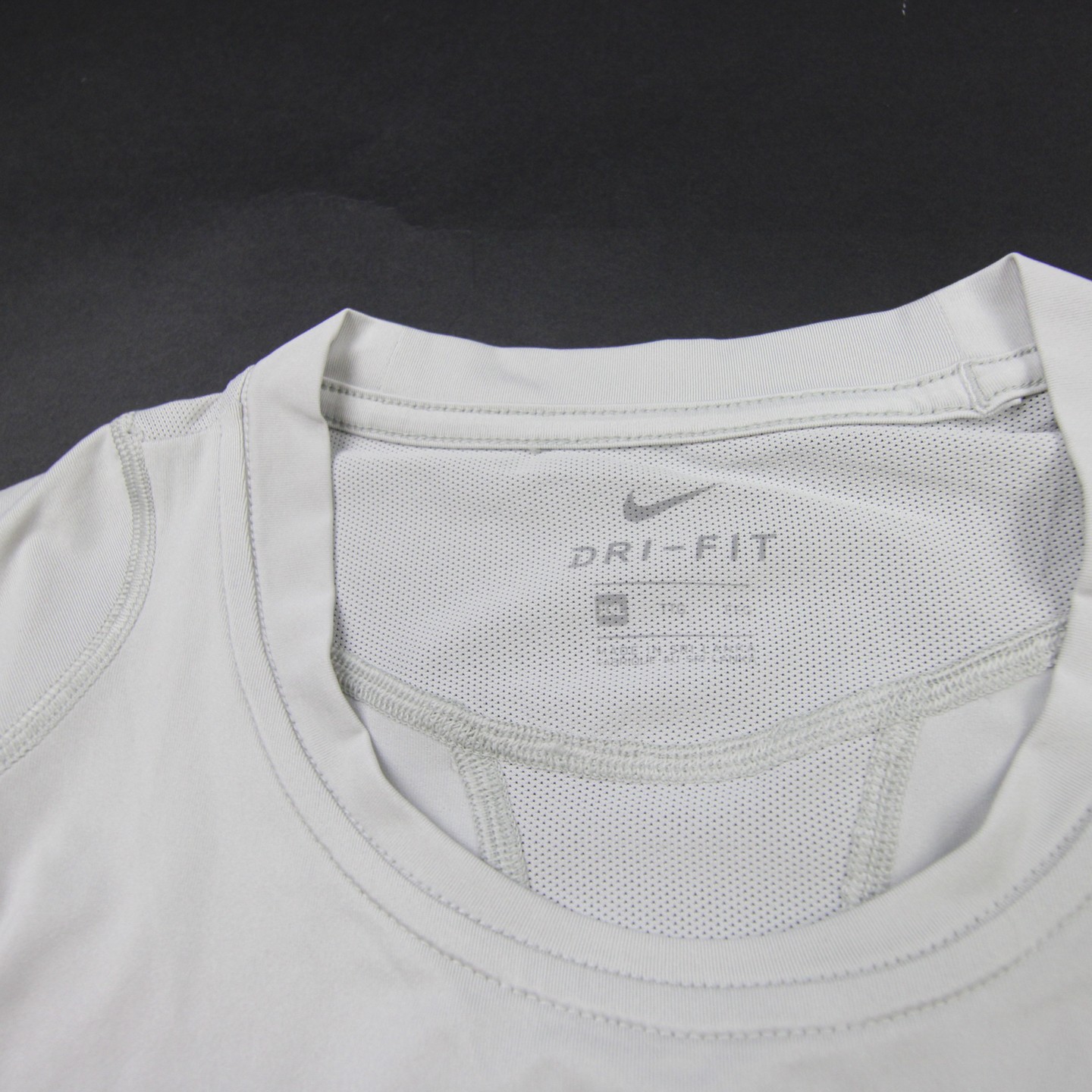 Nike Dri-Fit Short Sleeve Shirt Men's Gray New without Tags XXL gallery