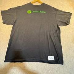John Deere Mens Graphic T-Shirt Black Short Sleeve Crewneck Logo Tee XL