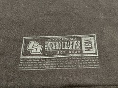 Vintage Negro Leagues baseball NLBM T shirt size XXL bigboy headwear Double Side