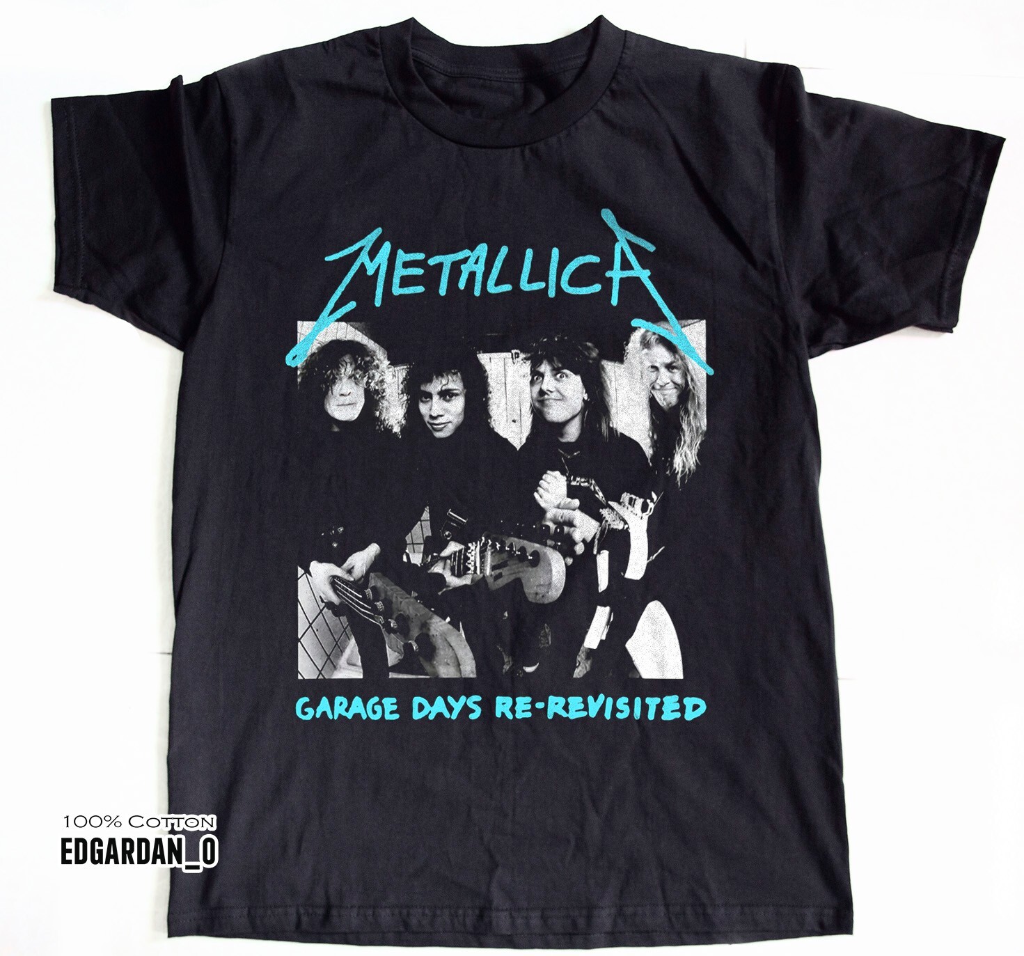 METALLICA - Garage Days Re-Revisited Album Black Unisex T-shirt S-5XL gallery