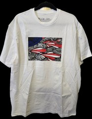 LINE BY LINE DESIGNS GRAPHIC ABSTRACT ART T-SHIRT MEDIUM FREE SHIPPING USA NEW