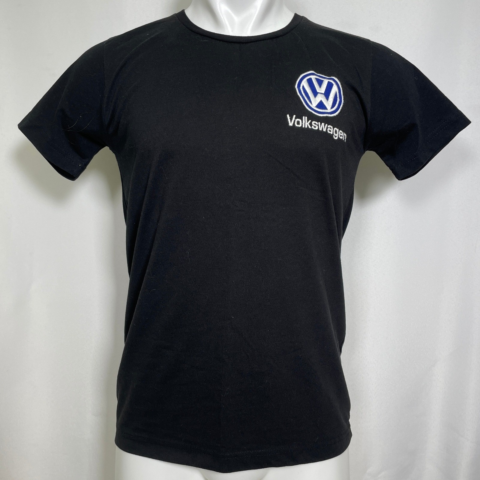 Volkswagen Automobiles VW Embroidered Black T-Shirt Men's LARGE gallery
