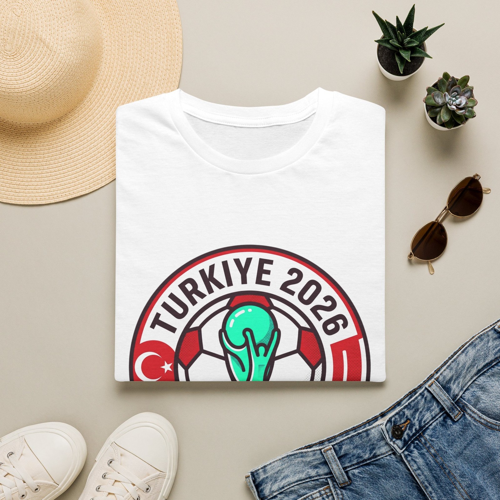 TURKIYE 2026 football Trophy T-Shirt | Soccer Football Tee UNISEX