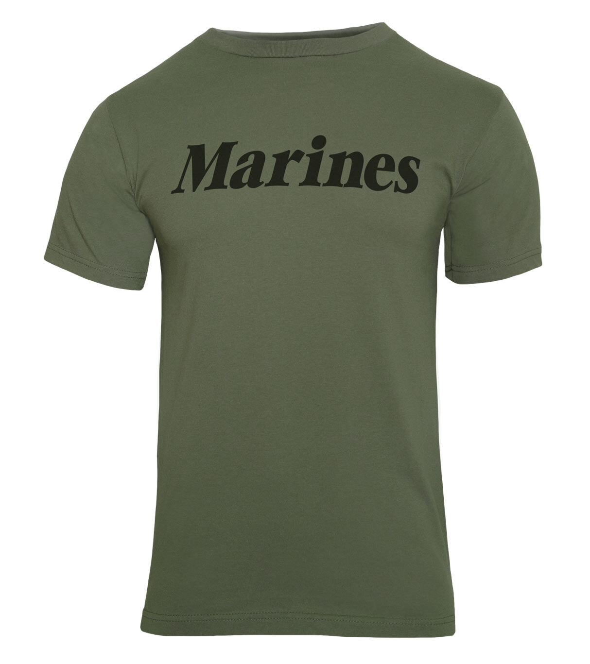 Olive Drab Marines Tee - Physical Training T-Shirt by Rothco gallery