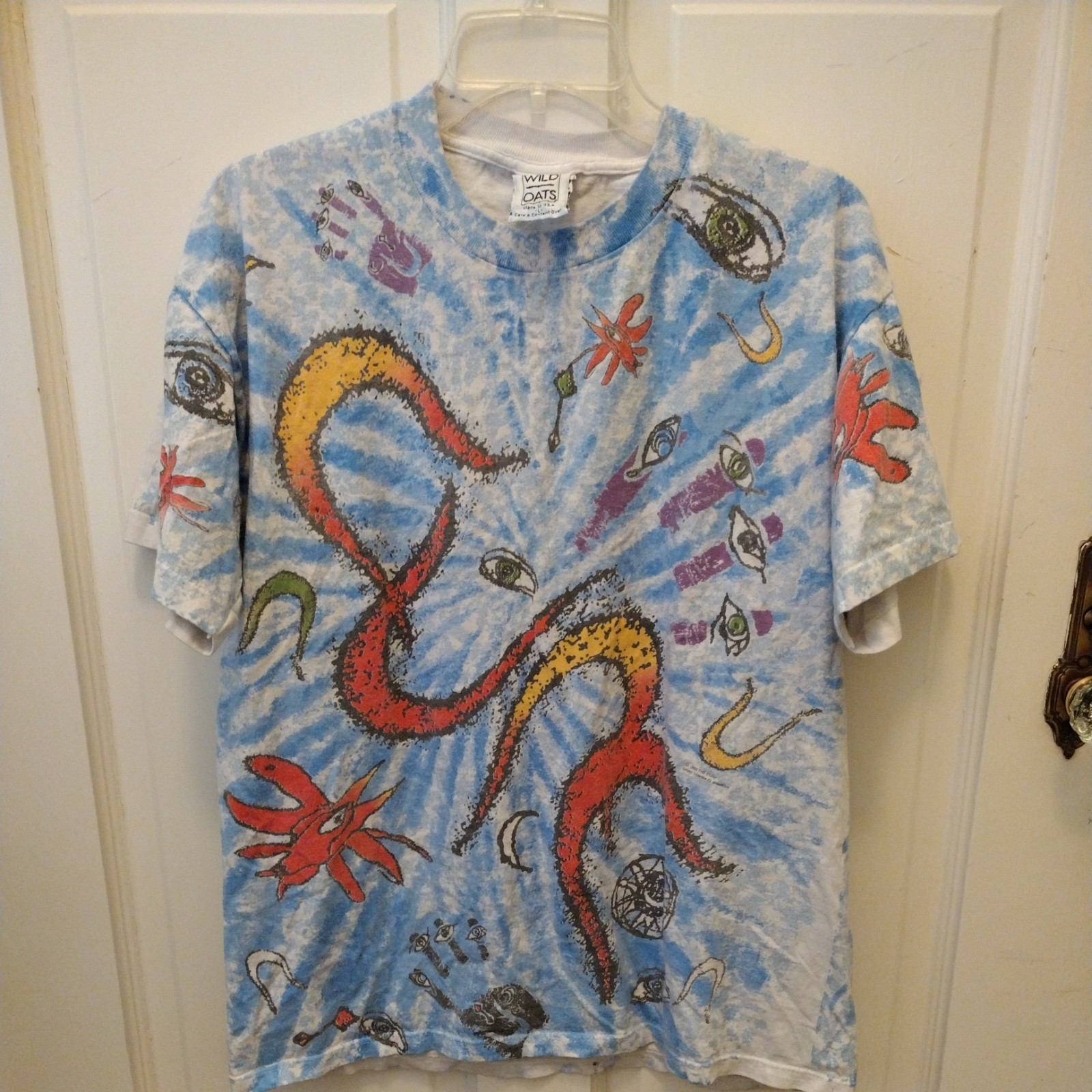 THE CURE Vintage 1992 Single Stitch AOP Tour Tshirt Double Sided Wild Oats Tag gallery