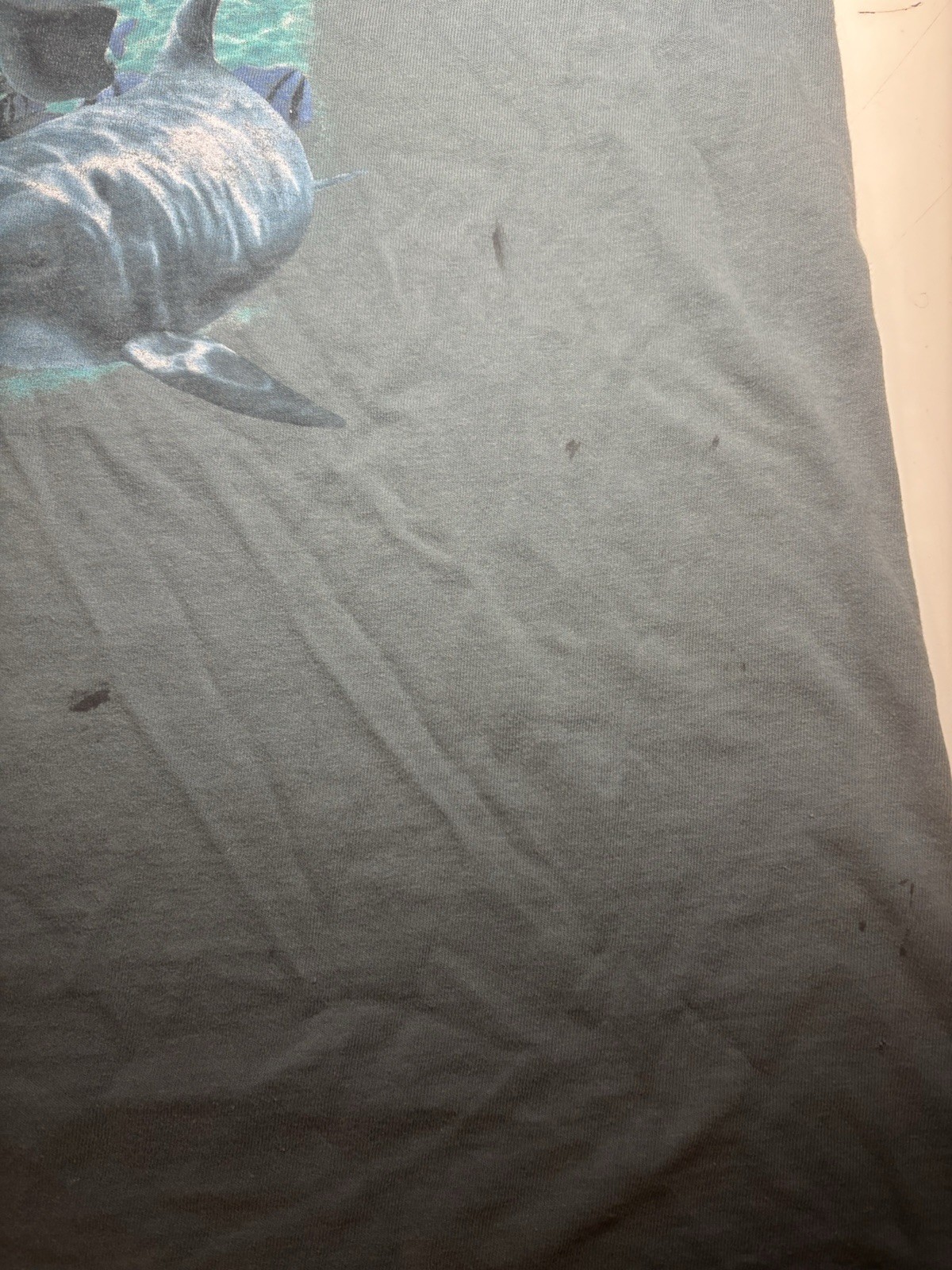 Vintage 90s SeaWorld Dolphin Big Animal Nature Graphic Print T Shirt Men’s XL gallery