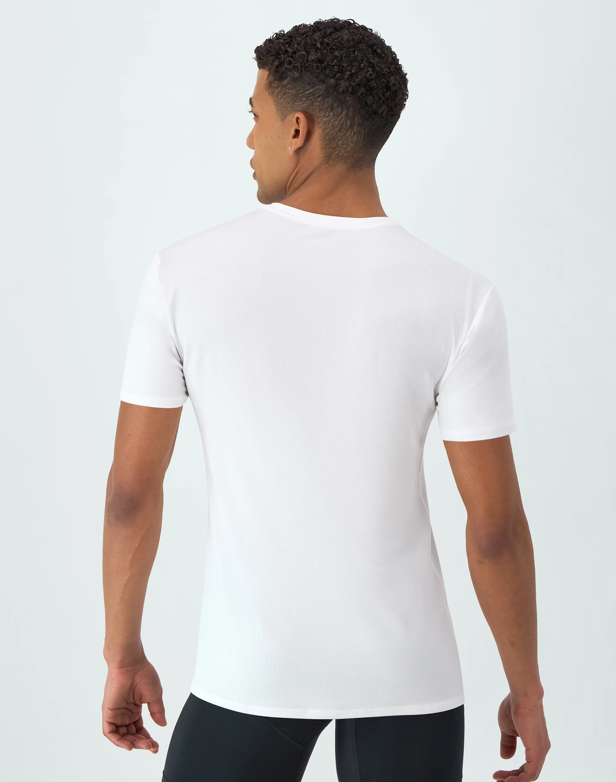 Hanes Moves Ultimate Men's Breathable Mesh Crewneck T-Shirt, X-Temp, White, gallery