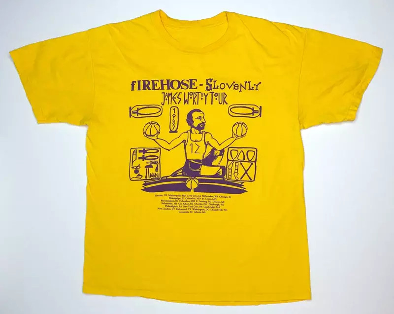 Firehose Band Slovenly James Worthy Tour T Shirt Full Size S-5XL gallery