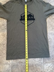 Organ Mountain Small Logo Tee Olive Green Outdoor Hiking