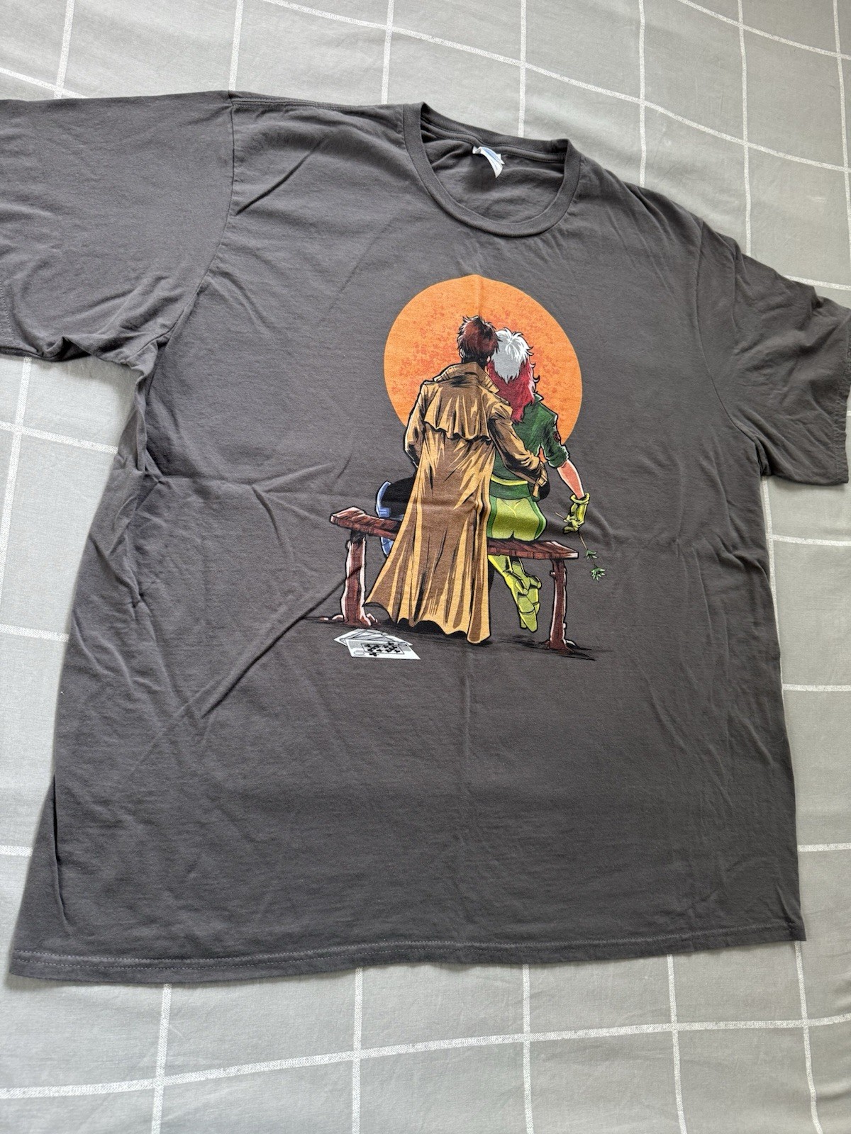 Marvel X-Men Gambit & Rogue Men’s Graphic Tee Size 3XL Vintage 90s Comics Style gallery