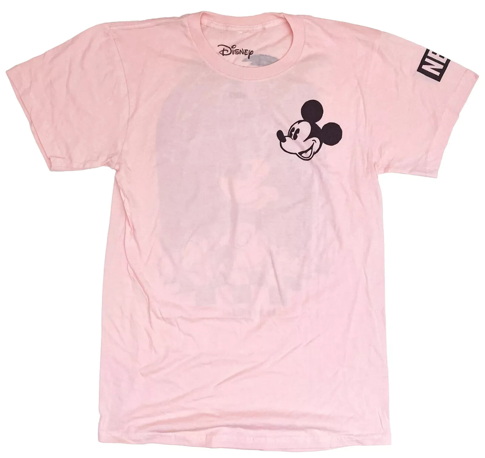 Neff x Disney Mens Mickey Mouse No Worries Double Sided Pink Shirt New S-XL gallery