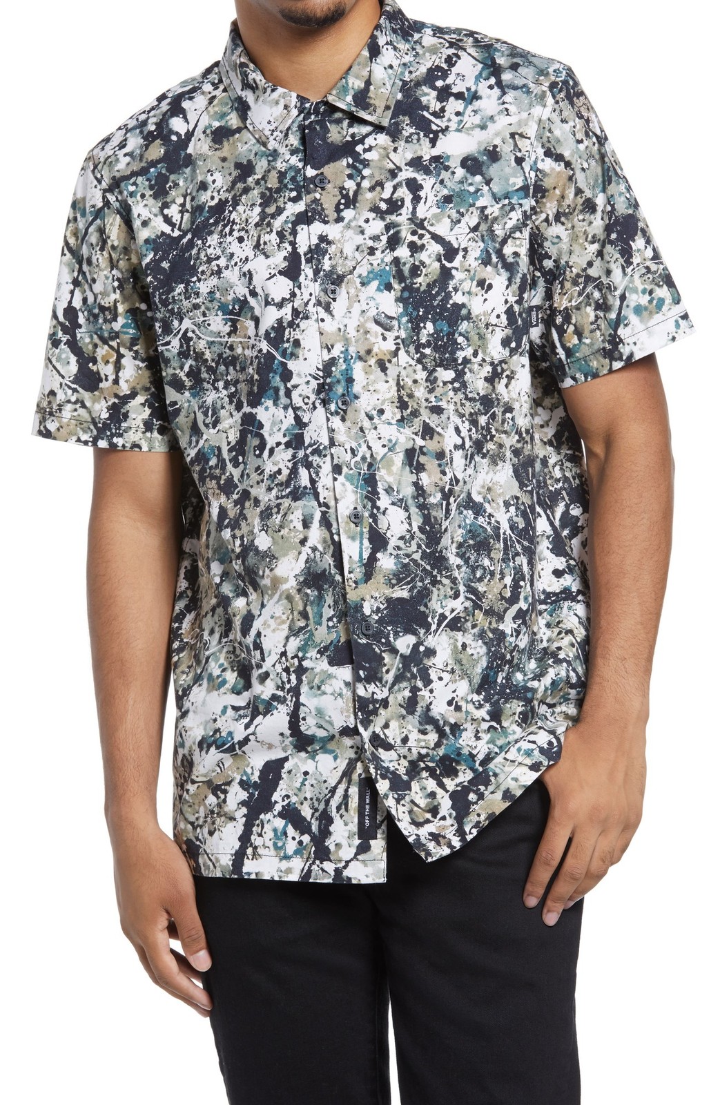 Vans Men Vans x MOMA Pollack Short Sleeve Shirt, Pollack