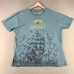Sierra Nevada Southern Hemisphere Harvest T-Shirt Men XL Blue Ship Cotton Beer